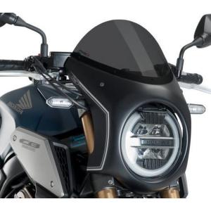 プーチ(Puig) レトロ フロントカウル フェアリング スクリーン CB650R CB1000R 18-20 ダークスモーク｜motoparts