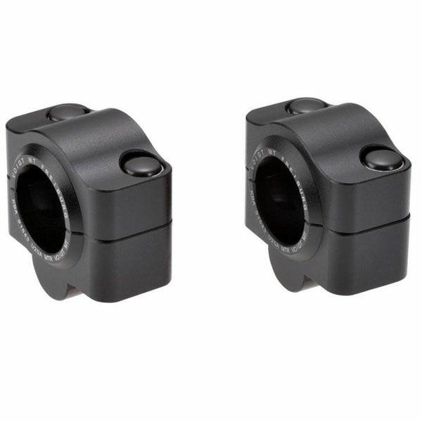 Z400/Z250 2018- ファットバー変換用ハンドルバーライザー 20mm UP ブラック V...