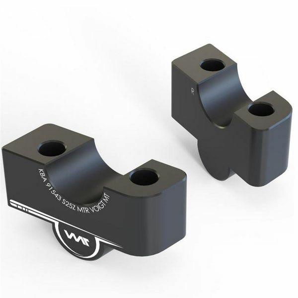 Z650 2019- ハンドルバーライザー 25mm UP ブラック VOIGT MOTO TECH...