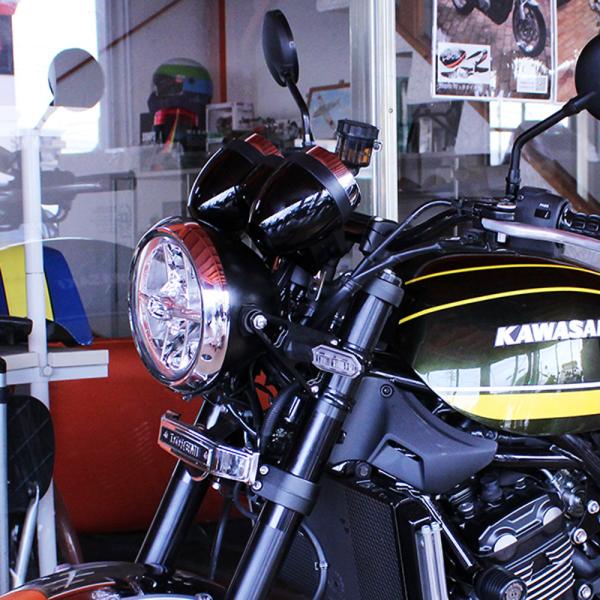 カワサキ Z900RS ヘッドライトアップステーキット(ブラック) DOREMI COLLECTIO...
