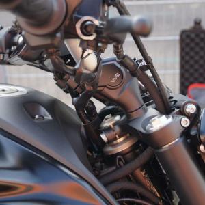 GSX-S 750 ハンドルバーライザー 20mmUP ブラック VOIGT MOTO TECHNIK