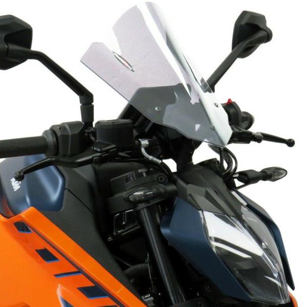 KTM 125/250/390 DUKE 24- スクリーン 320mm クリア パワーブロンズ
