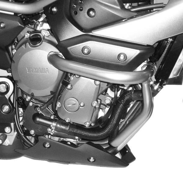 ヘプコ＆ベッカー(HEPCO＆BECKER) エンジンガード ブラック XJ6 ディバージョン