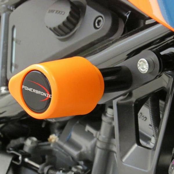 KTM 125/250/390 DUKE 24- エンジンスライダー オレンジ パワーブロンズ
