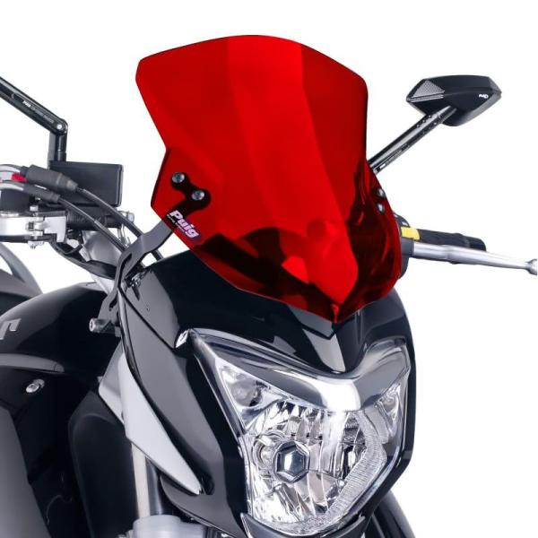 プーチ(Puig) スクリーン ウインドシールド NKニュージェネレーション/スポーツ レッド GS...