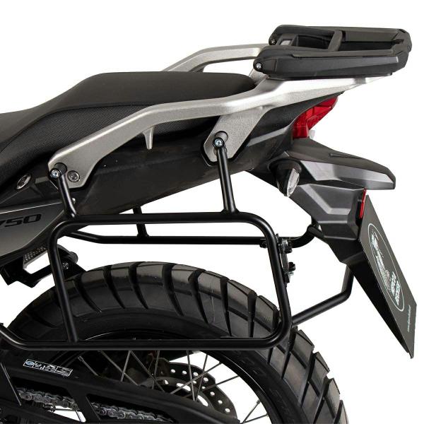 XL750 トランザルプ イージーラック トップケースキャリア (ブラック) Hepco &amp; Bec...