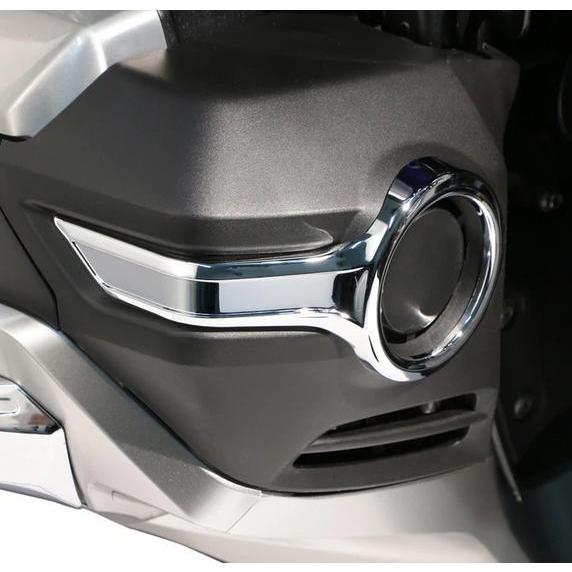 ゴールドウイング GL1800 18- フォグランプ トリムリング クローム ゴールドストライク C...