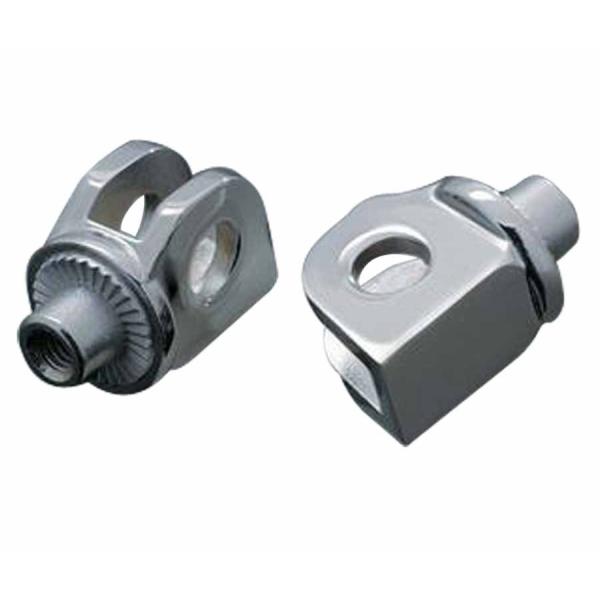 KURYAKYN ペグ アダプター スプライン クローム カワサキ系 フロント用 VULCAN150...