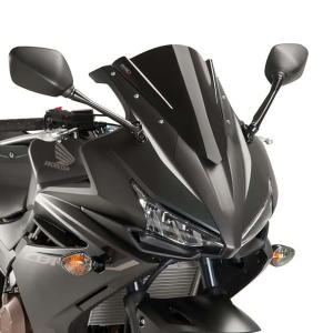 Puig（プーチ） サイドダウンフォーススポイラー ブラック CBR400 500R