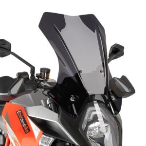 プーチ(Puig) ツーリングスクリーン ダークスモーク 1290SuperDuke GT 16-17 8913F｜motoparts