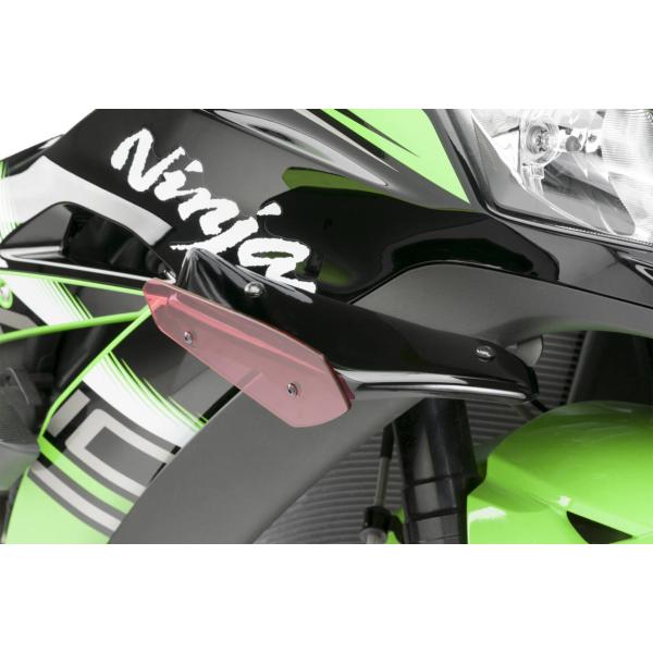 Puig(プーチ) ウイングレット・ダウンフォース・スポイラー・ZX-10R・16-20・レッド