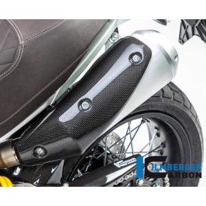 DUCATI スクランブラー1100 カーボン エキゾーストプロテクション 左 グロス  イルムバーガー｜motoparts