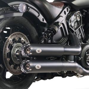 インディアン スカウト シリーズ 14-24 フルエキマフラー コンバット