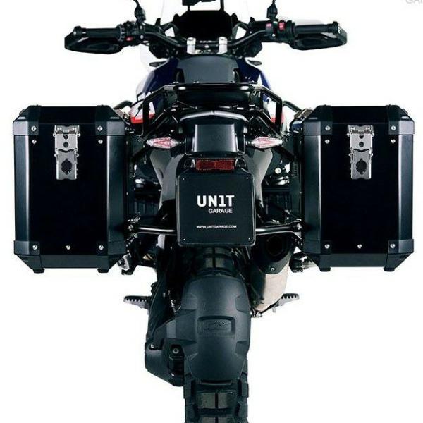 BMW R1300GS アルミサイドパニアケース ブラック 47L+47L +アタッチメントシステム...