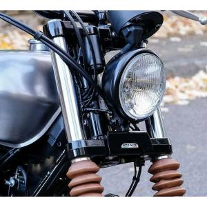 W400 W650 W800 39mm 39φ 39パイ アルミ ビレット ヘッドライト ステー