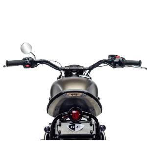 ボンネビルボバー 47mmフォーク用 スクリーン ピラニアS3 ブラック