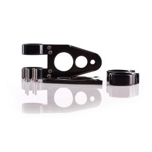 モトトリオ（MotoTrio）ステンレス ヘッドライトブラケット ブラック