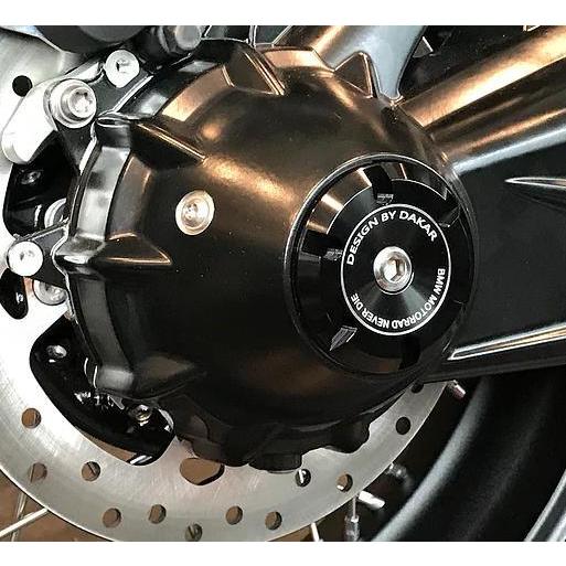 BMW RnineT　R12/R12nineT リア アクスルスライダー ブラック DKdesign