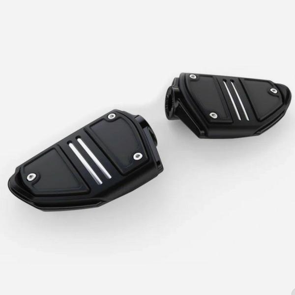 ゴールドウイング GL1800 F6B 2001-2018-  ステップ フットペグ ブラック アダ...