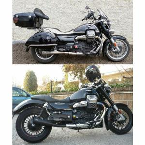 MOTO GUZZI(モトグッチ) CALIFORNIA カリフォルニア1400 Tromb ステンレス スリップオンマフラー マットブラック MASS Exhaust｜motoparts