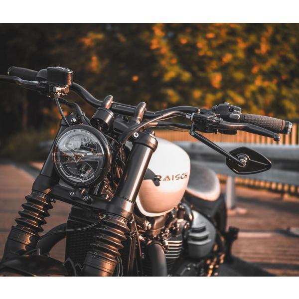 トライアンフ ボバー スピードマスター アンダーバー クラブミラー ブラック RAISCH