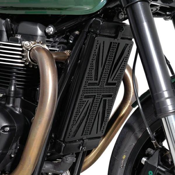 トライアンフ ストリートツイン スピードツイン900 ラジエーターガード "Union Jack" ...