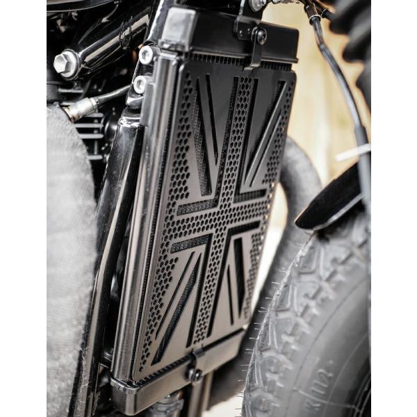 トライアンフ ボバー スピードマスター ラジエーターガード "Union Jack" RAISCH"