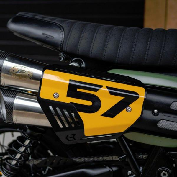 トライアンフ スクランブラー1200 ヒートガード ブラック RAISCH