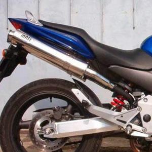 カワサキ ZZR250 1990-2007 DANMOTO カーボン スリップオンマフラー