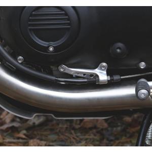 ボンネビル T100/T120 スラクストン ロング ヘッドライトブラケット