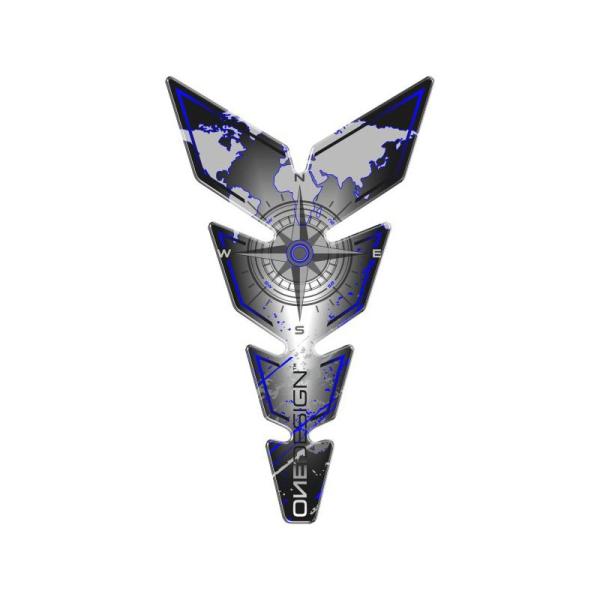 プリント(print) タンクパッド カーディナル ブルー