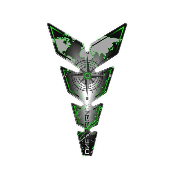 プリント(print) タンクパッド カーディナル グリーン