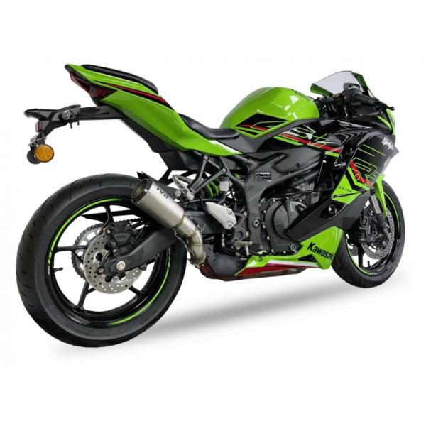 ZX-25R/ZX-4R イクシル RB レースエクストリームカーボンエンド スリップオンマフラー ...