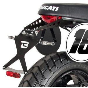 ドゥカティ スクランブラー 800 Ducati Scrambler フェンダーレス ブラック バラ...