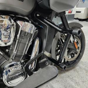インディアン スカウトシリーズ マフラーチップ ブラック Dean Speed