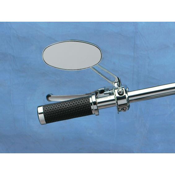 DragSpecialties DRAG-NESS ステルス1 スタンダードミラー クローム