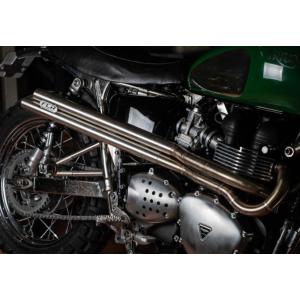 Motone 空冷 ボンネビル T100 Saturn V スリップオンマフラー