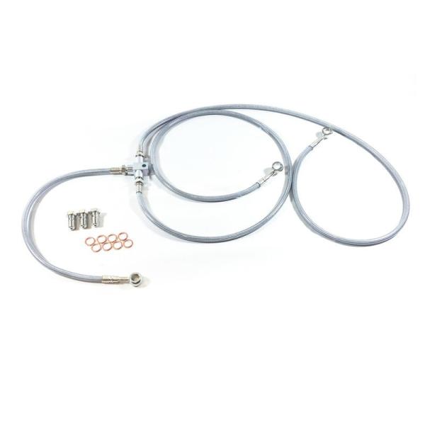 Galfer USA ステンレスブレーキライン フロント用 XV1700 ロードスター ウォーリア ...