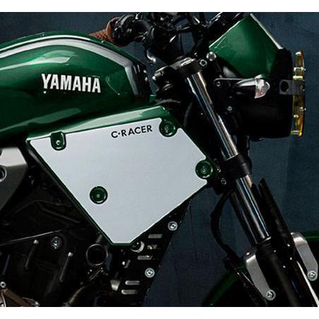 C-RACER フロントサイドカバー ゼッケンプレート XSR700 16-