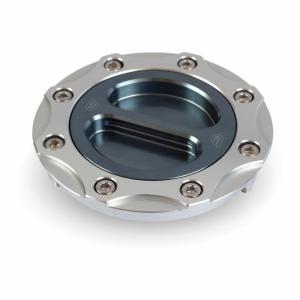 ю 【メール便】 カワサキ ZRX1200 CNC アルミ タンク キャップ