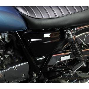 DAYTONA（デイトナ） SR400/500 ハーフサイドカバー[黒ゲルコート