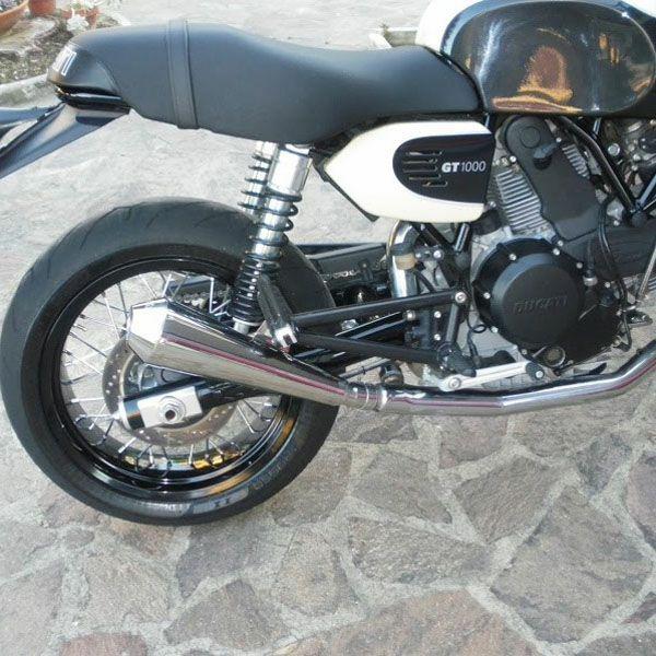 ドゥカティ GT1000 Tromb ステンレス スリップオンマフラー ポリッシュ(レーシング) M...