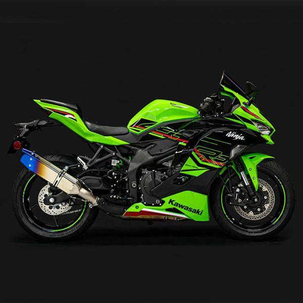 ZX-4R SE/RR 2023〜 トリックスター スリップオンマフラー 政府認証S／O イカヅチ焼...