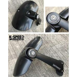 BMW RnineT リアフェンダー リアハブ、スイングアームマウント K-SPEED