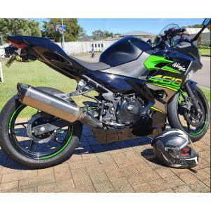 NINJA400 ニンジャ400 マフラー　Z400 フルエキ　エキパイ M4 Exhaust Ninja400 2018-2026 フルエキ X-96 カーボンマフラー