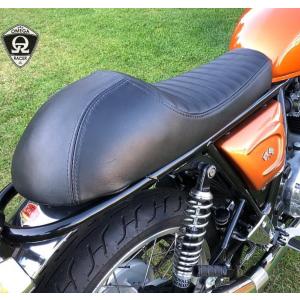 コンチネンタルGT 650 アルミ シートカウル ポリッシュ ロイヤルエン