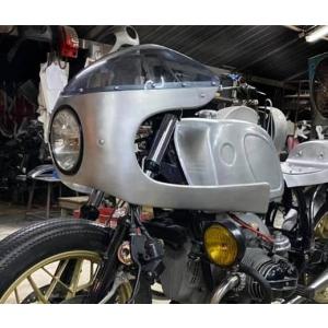 R80/R90/R100 アルミ カフェレーサー カウル フロントカウル フェアリング ビッグ オメガレーサー BMW motorrad｜motoparts