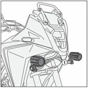 NX500(400) 24- スポットライト用 フィッティングキット GIVI