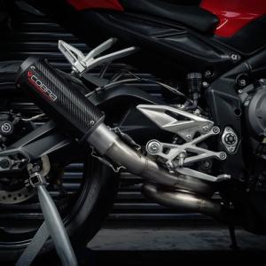 ストリートトリプル765 2023〜 マフラー フルエキゾースト レース用