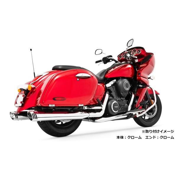 Freedom Performance レース フルシステム クローム/クローム バルカン1700ノ...